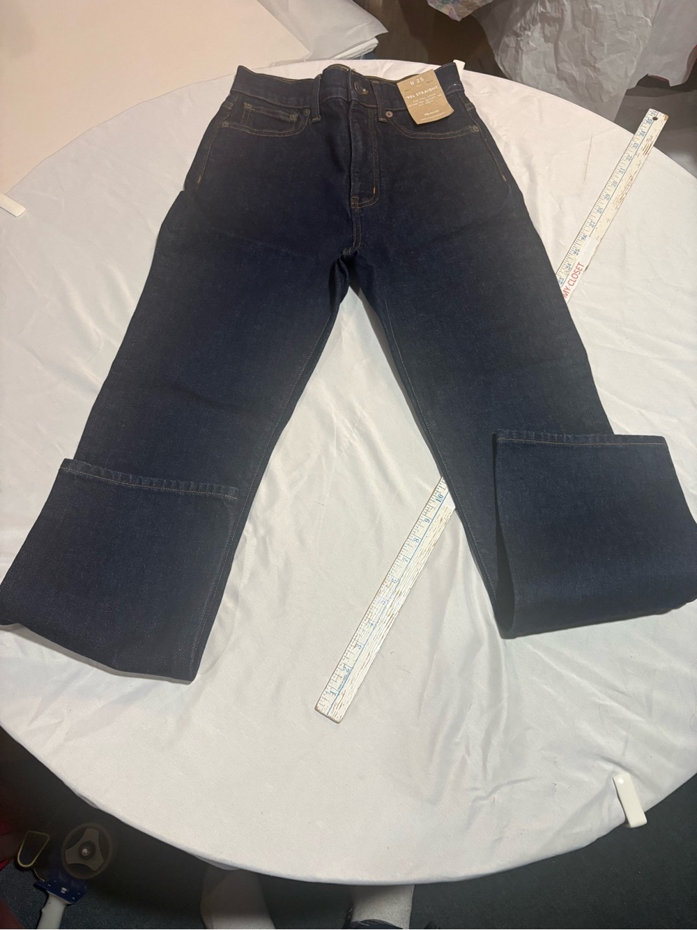 Madewell 90’s straight jeans NWT